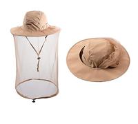 HunterBee Moustiquaire Chapeau Voile de Pêche Casquette Apiculteur Filet Abeille Capot Apiculture