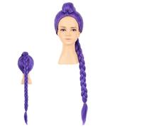 Hunters Costume Rumii Wig | K Pop Demons Hunters Wig,Purple Hair Extensions Cosplay Hair,Realistic Christmas Anime Costume For Fan Collection