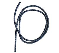 Hunters Saddlery Corde en polyester à double tresse pour la pratique des nœuds - 6 mm - Bleu marine - 1 m