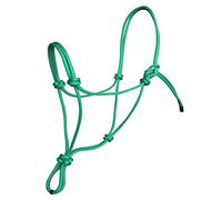 Hunters Saddlery Licols Américain à nœuds pour Méthode d’Entraînement à l’Équitation Éthologique Les Chevaux de Travail à la Longe (Poulain/Shetland, Vert)