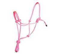 Hunters Saddlery Licols Américain à nœuds pour Méthode d’Entraînement à l’Équitation Éthologique Les Chevaux de Travail à la Longe (Grand Cheval, Rose)