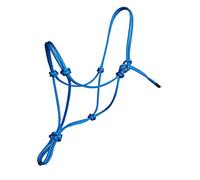 Hunters Saddlery Licols Américain à nœuds pour Méthode d’Entraînement à l’Équitation Éthologique Les Chevaux de Travail à la Longe (Grand Cheval, Bleu)