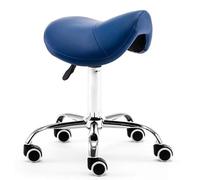 HUNTFF Chaise à monter pour cabinet dentaire, tabouret ergonomique, pivotant et réglable avec roulettes, siège de salon en cuir synthétique pour tatouages, beauté, cils et massages.