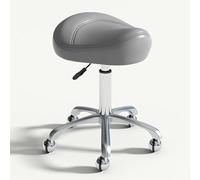 HUNTFF Chaise à selle, tabouret pivotant ergonomique pivotant chaise de selle, chaise dentaire, tabouret de beauté, hauteur réglable, pour dentiste, salon, massage, bureau