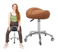 HUNTFF Chaise de salon réglable avec roulettes pour hygiéniste dentaire, chaise de bureau ergonomique pour hôpital professionnel