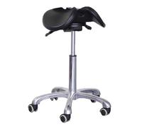 HUNTFF Chaise de selle ergonomique avec support dorsal pour salon de tatouage, spa, dentiste, clinique médicale, dentiste, clinique