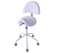 HUNTFF Chaise de selle réglable avec support pour le dos, tabouret de selle extra haut de 65 à 80 cm pour stylistes/hygiénistes/techniciens des cils, chaise ergonomique pour cabinet dentaire