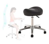 HUNTFF Chaise de selle réglable pour artistes, employés de bureau, atelier, beauté, spa, tatouage, massage, infirmière, hygiéniste