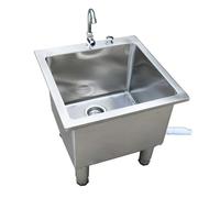 HUNTFF Évier de Sol Commercial, évier de Sol avec Drainage pour Cuisines, garages, Seau de Lavage Utilitaire