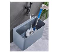 HUNTFF Évier Utilitaire Polyvalent Portable pour évier de Nettoyage et bac à Linge, Bassin de Nettoyage en Plastique pour Sol, Grande et Petite Station de Lavage, Bassin de Nettoyage rectangulaire
