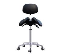 HUNTFF Fauteuil de selle réglable pivotant avec deux options d'inclinaison pour clinique, hôpital, pharmacie, médecine, beauté