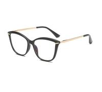 HUNTFF Lunettes de lecture œil de chat grand et élégant pour homme et femme, monture flexible, pour ordinateur et avec blocage de la lumière bleue.