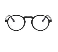HUNTFF Lunettes de lecture rétro avec monture ronde pour homme et femme, avec blocage de la lumière bleue, légères et flexibles TR.