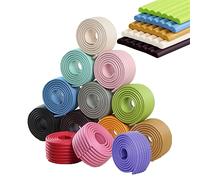 HUNTFF Moulure de Couronne de 2 m, Bande de Bordure Murale Flexible, Protection autocollante pour Meubles, Tables, Pare-Chocs de sécurité pour bébé, moulure de Plafond, plinthe, Bordure de Papier