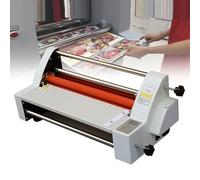 HUNTFF Plastifieuse pour Documents, plastifieuse à Chaud et à Froid pour Papier Simple/Double Face A3/A4, idéale pour Le Bureau et l'école