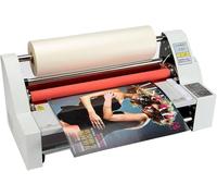 HUNTFF Plastifieuse Professionnelle à Chaud et à Froid avec Affichage numérique, plastification Simple et Double Face, 4 Rouleaux pour Une durabilité Accrue, idéale pour l'école, Le Bureau et Les c