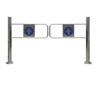 HUNTFF Porte de sécurité unidirectionnelle pour entrée de supermarché, Portail battant de sécurité, Porte Automatique à Fermeture en Acier Inoxydable, pour centres commerciaux, Aires de Jeux et Sup
