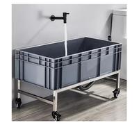 HUNTFF Seau à Balai Utilitaire Portable avec roulettes, de qualité Commerciale, pour Usage Domestique et Professionnel, L 80 cm/31,5 po