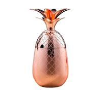 HUNTFF Seau à Glace à l'ananas 550/900 ML, Seau à Boissons pour Cocktails, Bols à vin, Tasses en Acier Inoxydable, Outils de Bar, pour Bar, Ktv, Cuisine, Fournitures de fête en Plein air