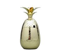 HUNTFF Seau à Glace à l'ananas 550/900 ML, Seau à Boissons pour Cocktails, Bols à vin, Tasses en Acier Inoxydable, Outils de Bar, pour Bar, Ktv, Cuisine, Fournitures de fête en Plein air