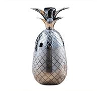 HUNTFF Seau à Glace à l'ananas 550/900 ML, Seau à Boissons pour Cocktails, Bols à vin, Tasses en Acier Inoxydable, Outils de Bar, pour Bar, Ktv, Cuisine, Fournitures de fête en Plein air
