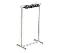 HUNTFF Support de Balai et serpillière en Acier Inoxydable, Organiseur d'outils de Nettoyage, Support de Sol pour Balai et serpillière, Fournitures de Nettoyage, Station d'entretien ménager