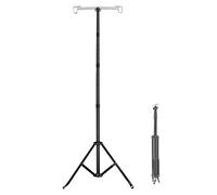 HUNTFF Support pour Sac de dialyse, Support de Perfusion médicale, Support Portable, trépied médical Pliable, Facile à Assembler, évolutif, pour Maison de Retraite, hôpital, Clinique