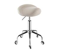 HUNTFF Tabouret avec roulettes, ergonomique, hydraulique, réglable, adapté pour une utilisation en intérieur et en extérieur.