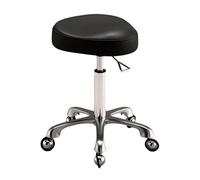 HUNTFF Tabouret ergonomique avec roulettes, chaise hydraulique réglable, idéal pour bureaux et vestiaires, design confortable et avec bon support.