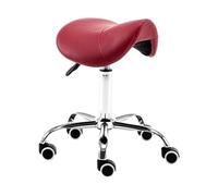 HUNTFF Tabouret ergonomique avec roulettes pour studios de maquillage Tabouret hydraulique réglable