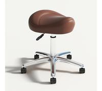 HUNTFF Tabouret rotatif avec roulettes et hauteur réglable, ergonomique et résistant, idéal pour laboratoire, salon, massage, bureau et cuisine.