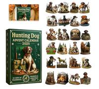 Hunting Dog Advent Calendar 2025, Handsome Hunting Dog Acrylic Ornaments, A 24-Day Countdown Calendar for Dog Lovers, Suitable for Holiday Parties and Festive Home Decoration (1Pcs)