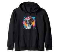 Hunting Dog Retro Vintage 80s 90s German Shorthaired Pointer Sweat à Capuche