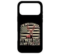 Hunting Fitness Deer in My Freezer Camo USA Flag Buck Coque pour iPhone 17 Pro Max