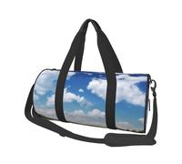 Hunting Flying Wild Duck 1 Sac de sport imprimé avec poche humide et compartiment à chaussures, sac de voyage pour homme et femme, Club de golf, Taille unique, Sac de voyage