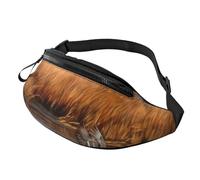 Hunting Flying Wild Duck 2 Sac banane imprimé avec trou pour écouteurs pour homme et femme - Sac banane de sport réglable pour l'extérieur, l'entraînement, la randonnée, Noir , Taille unique, Sac à