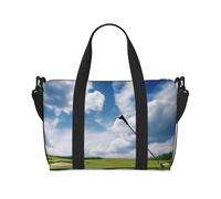 Hunting Flying Wild Duck Sac de voyage 3 imprimés, léger, résistant à l'eau, sac de gym et de voyage pour hommes, femmes et adolescents, Terrain de golf., Taille unique, Sac de voyage