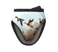 Hunting Flying Wild Print Mini Maniques en silicone résistant à la chaleur, idéal pour la pâtisserie, la cuisine, les grillades et le camping Taille unique