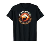 Hunting I'm Into Fit'ness Fit'ness Elk In My Freezer Funny T-Shirt