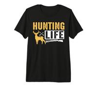 Hunting Life Deer Hunter Life Adventure Nature Lover T-Shirt Haut de Gamme