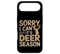 Hunting Sarcastic Jokes Sorry, I Can't, It's Deer Season Coque pour iPhone Air