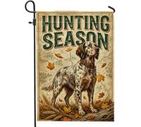 Hunting Season Drapeau anglais pour jardin d'automne 30,5 x 45,7 cm