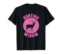 Hunting Widow Support pour Femme Motif élan, cerf, Chasseur T-Shirt