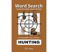 Hunting Word Search Book: Easy to Read Print. 6x9 inches ı 110 pages. Great for Travel, Gifts, Leisure Time and more.
