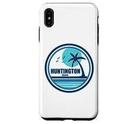 Huntington Beach Caroline du Sud Palmier Oiseaux Coque pour iPhone XS Max