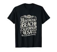 Huntington Beach, Le Paradis du Surf en Californie, États-Unis T-Shirt