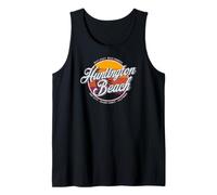 Huntington Beach Orange Co. California Vintage Surf Badge Débardeur