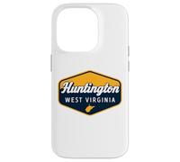 Huntington West Virginia Badge rétro Jewel City WV Local Coque pour iPhone 14 Pro