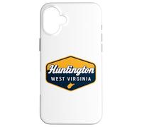 Huntington West Virginia Badge rétro Jewel City WV Local Coque pour iPhone 16 Plus