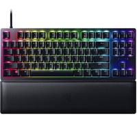 Huntsman V2 (Switches Rouges) - Clavier Gamer Optique Pratiquement Sans Latence (Switches Optiques Linéaires Et Silencieux, Touches En Pbt Doubleshot, Repose-Poignet) Clavier Us Noir